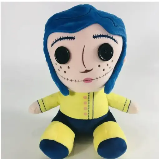 Peluche de Coraline amarillo